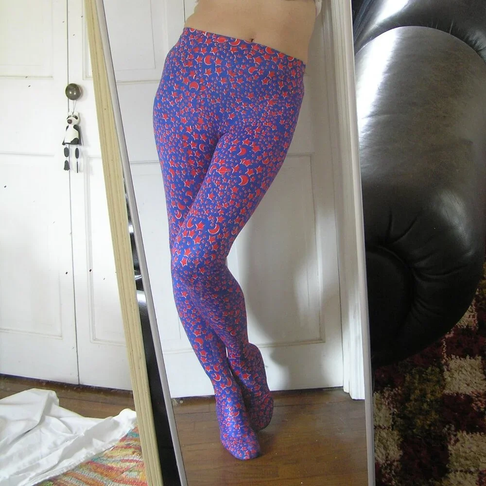Vintage Mod 1969 Peter Max 'Cosmic 60's' Pant-T-Boots Stars & Moons Sz 9/10L